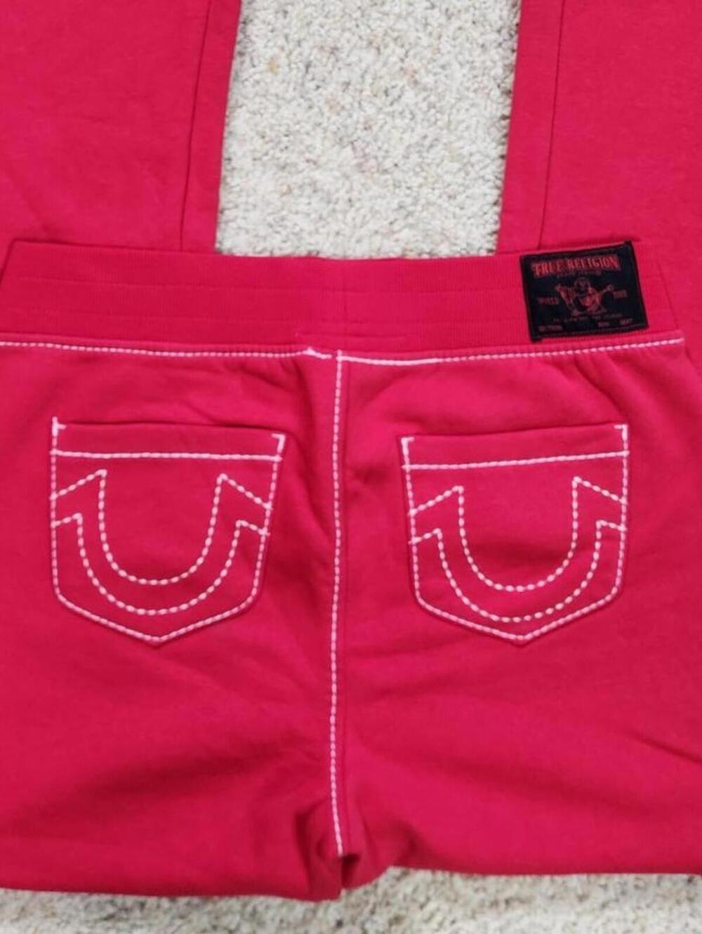 NWD True Religion Pull-On Flare Jeans Red Anniversary M